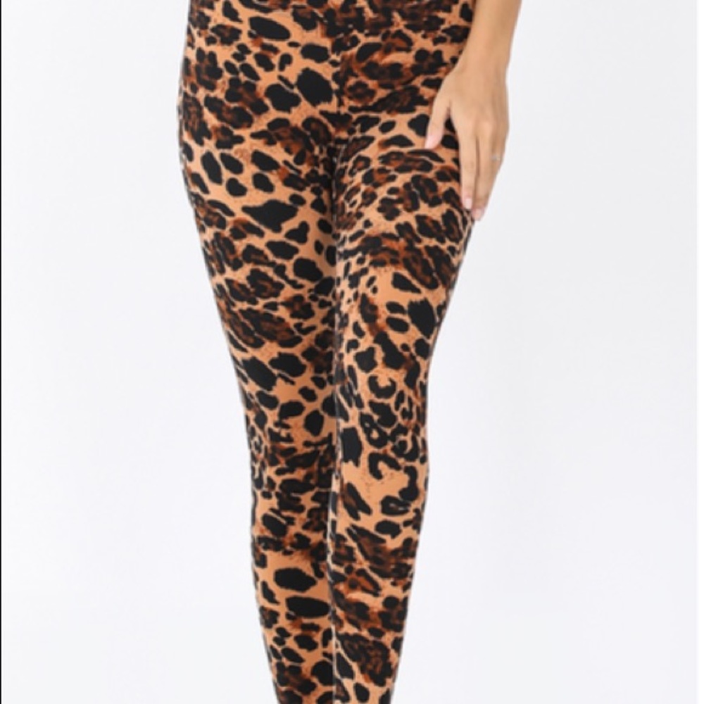 Cheetah Leggings Plus Size